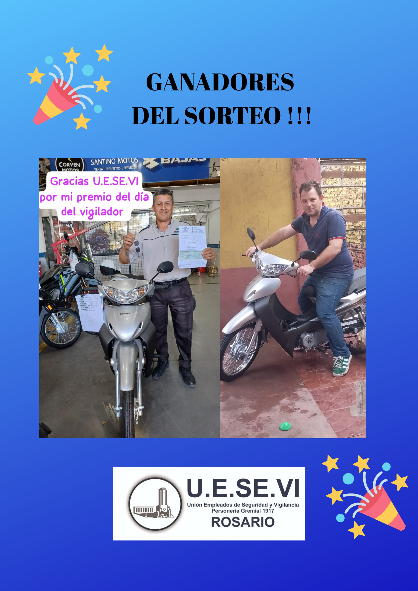 SORTEO DIA DEL VIGILADOR 